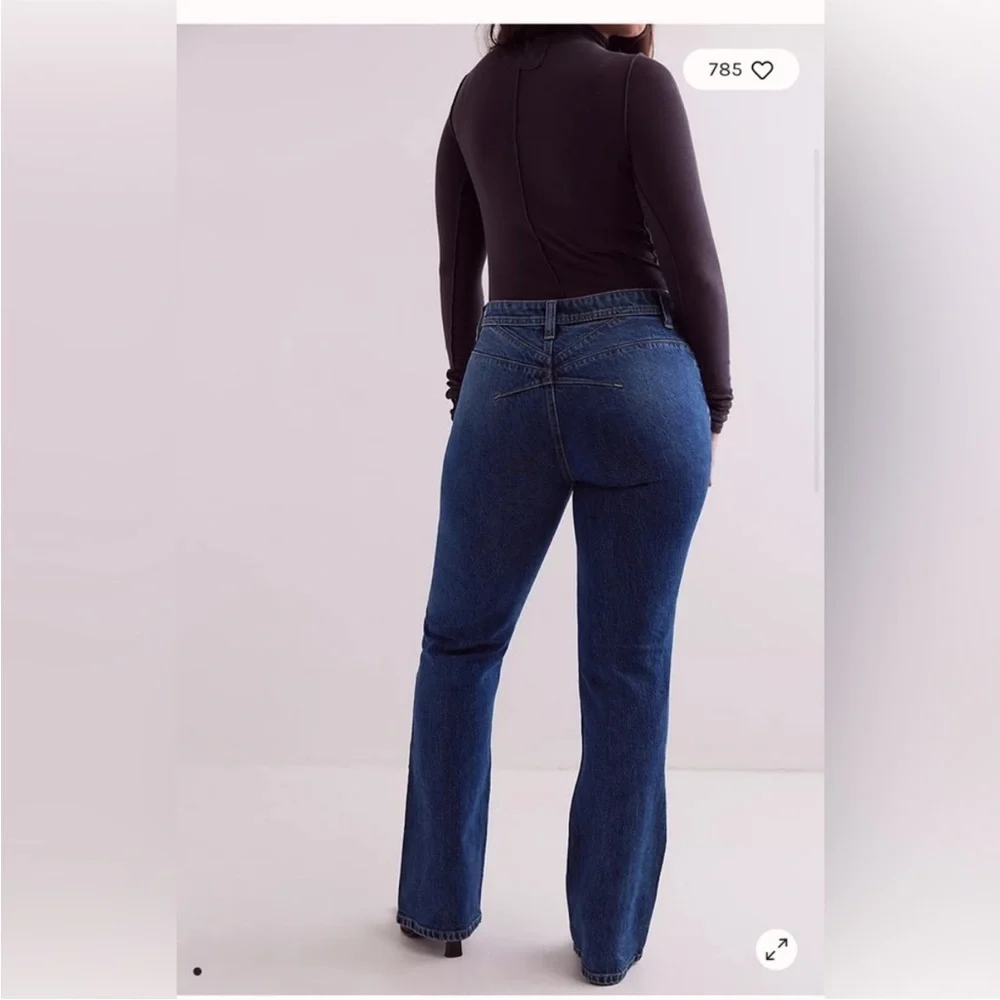 Free People We The Free Crvy Starlight Straight Jeans 28